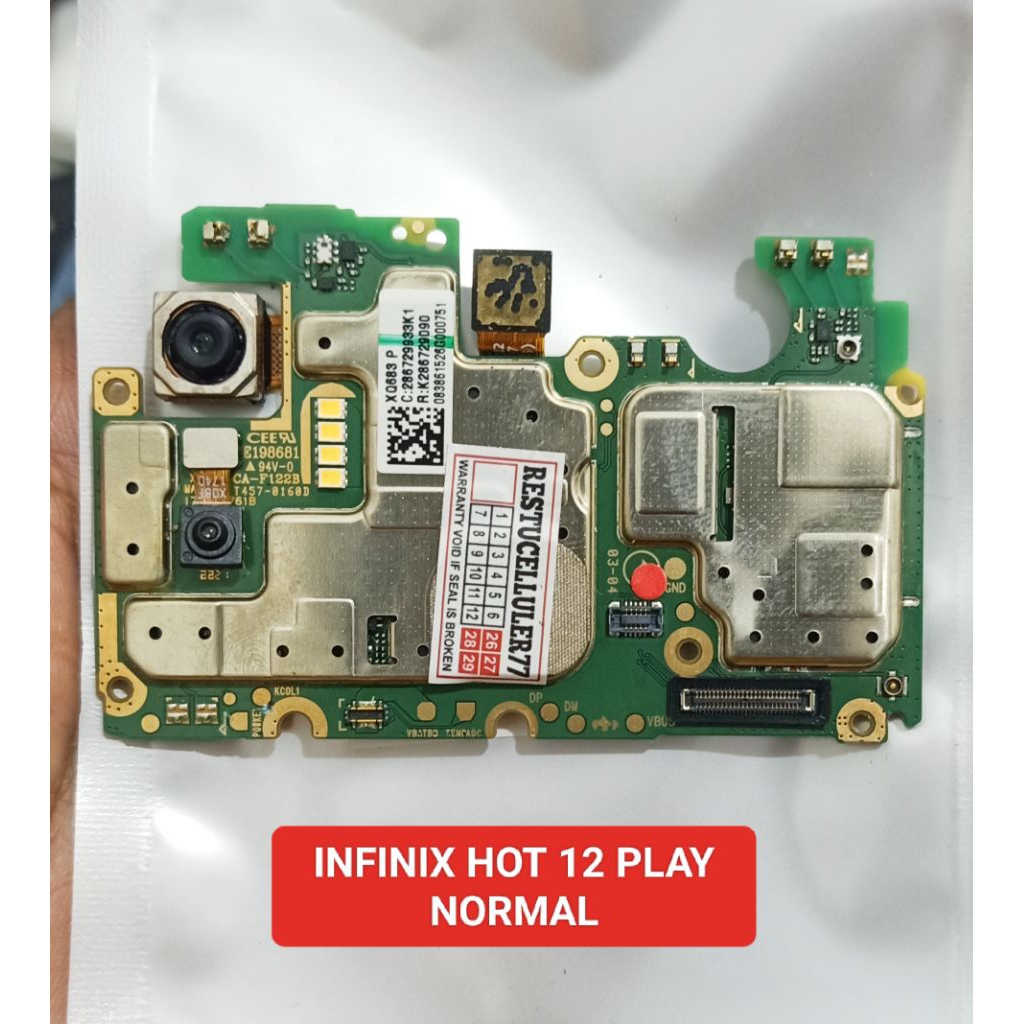 MESIN INFINIX HOT 12 PLAY NORMAL TESTED