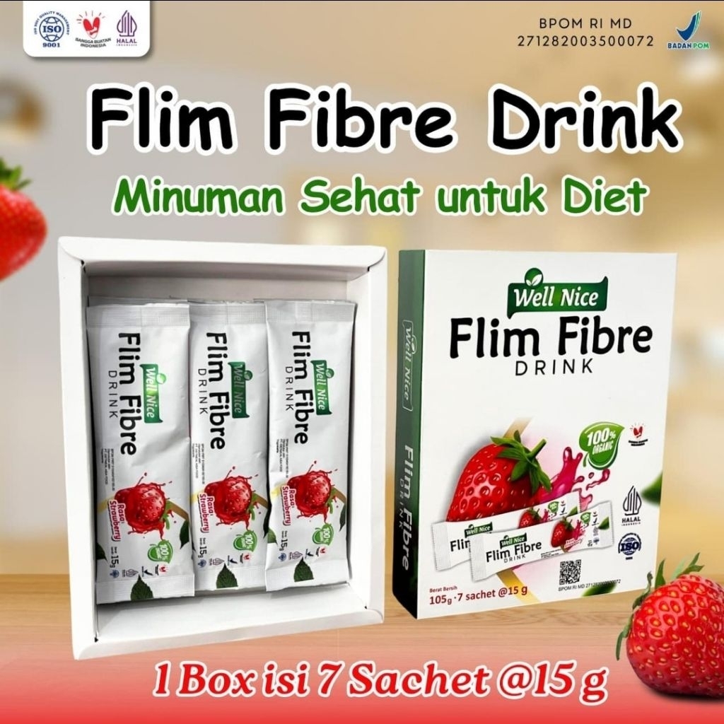 Well Nice Flim Fibre Drink 7sachet @15gr
