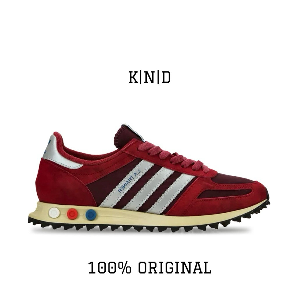 ADIDAS LA TRAINER OG NOBLLE MAROON SILVER METALIC MAROON JQ5715 ORIGINAL