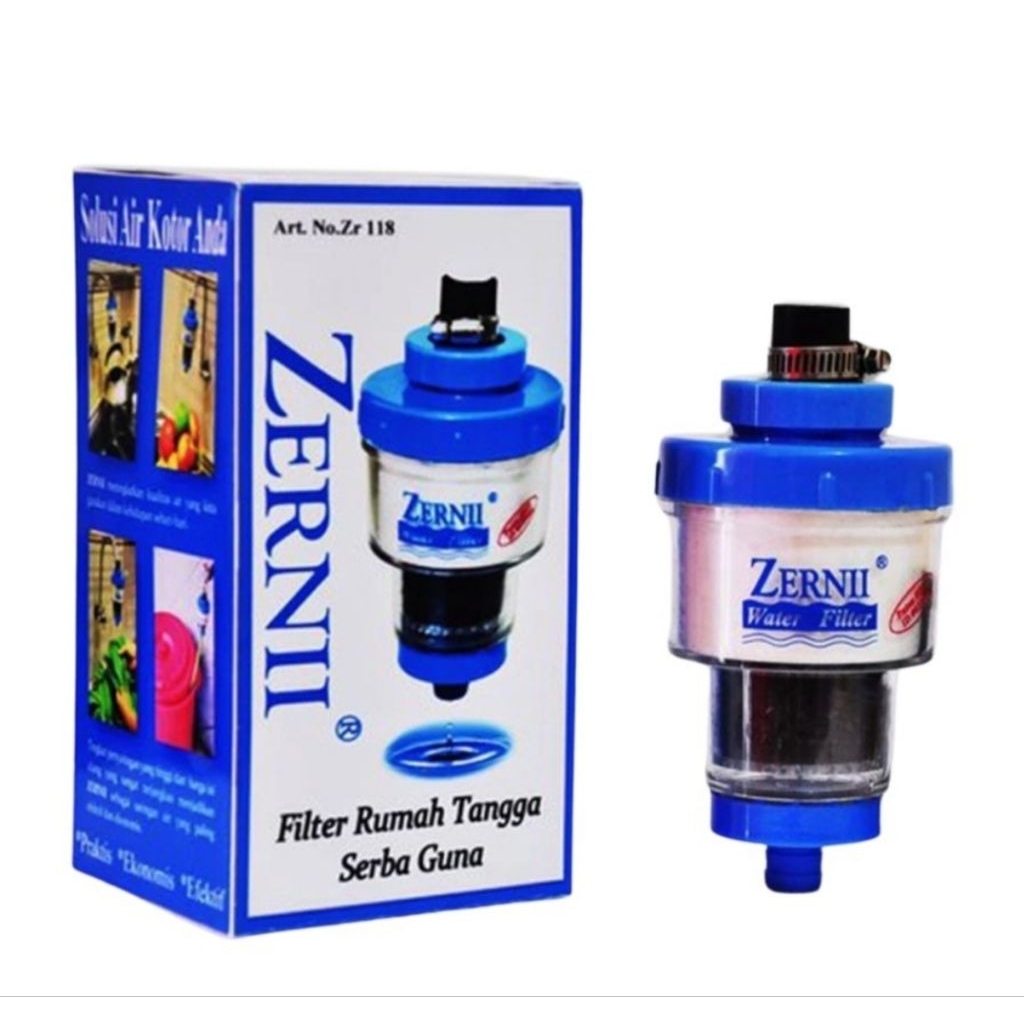 Filter Air Kran Zernii - Saringan Air Praktis dengan Penyaringan Ganda
