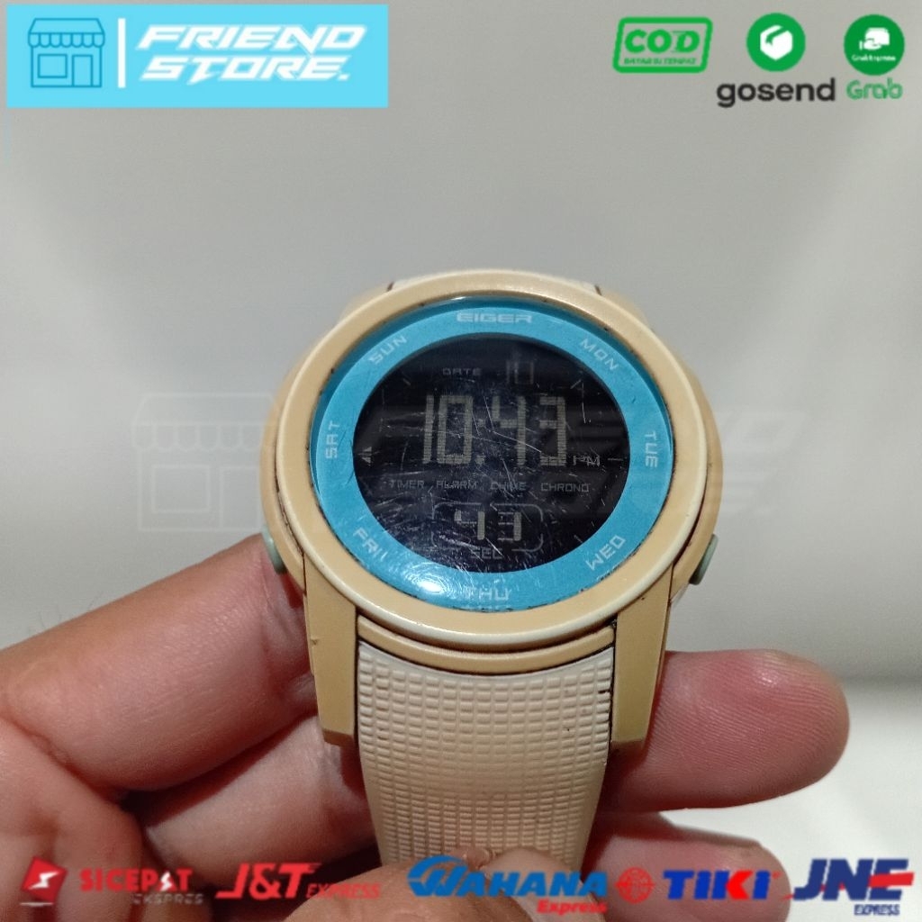 JAM TANGAN WANITA EIGER SNEFFELS ORIGINAL (SECOND) - CREAM