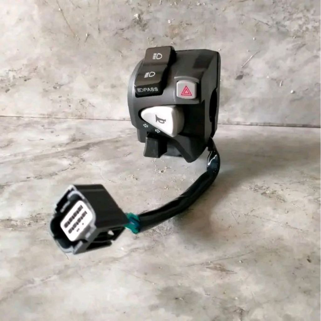 Saklar Kiri Modif Pass Beam Sen Hazard Honda Vario 150 & 125 Led New Tahun 2018 2019 2020 2021 2022 