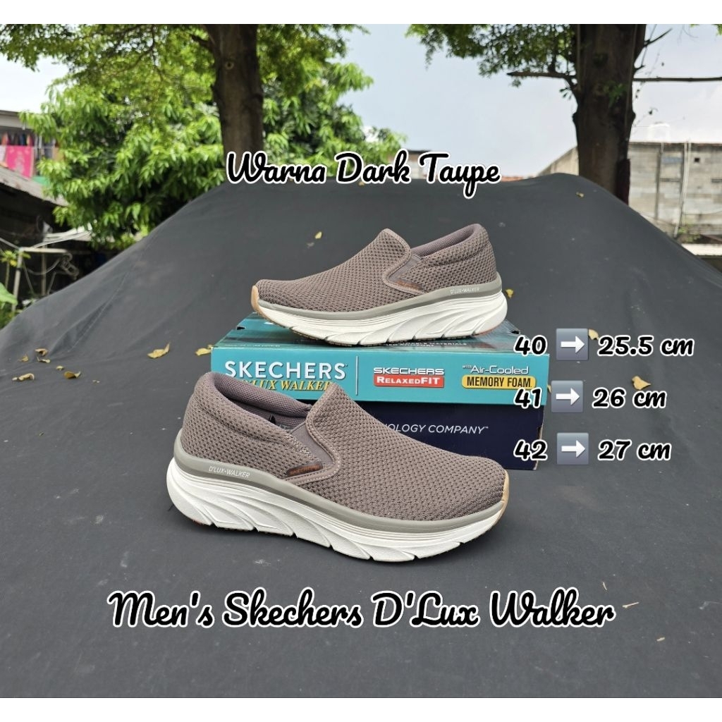 Men's Skechers D Lux Walker Murlino #232262 BBK