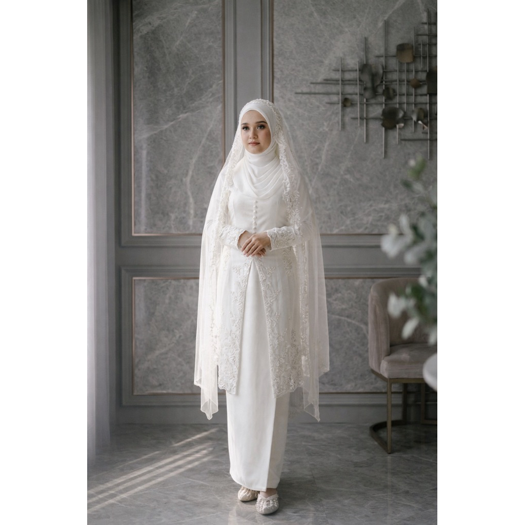 gaun pegantin malaysia melayu gaun akad gaun walimah wedding dress