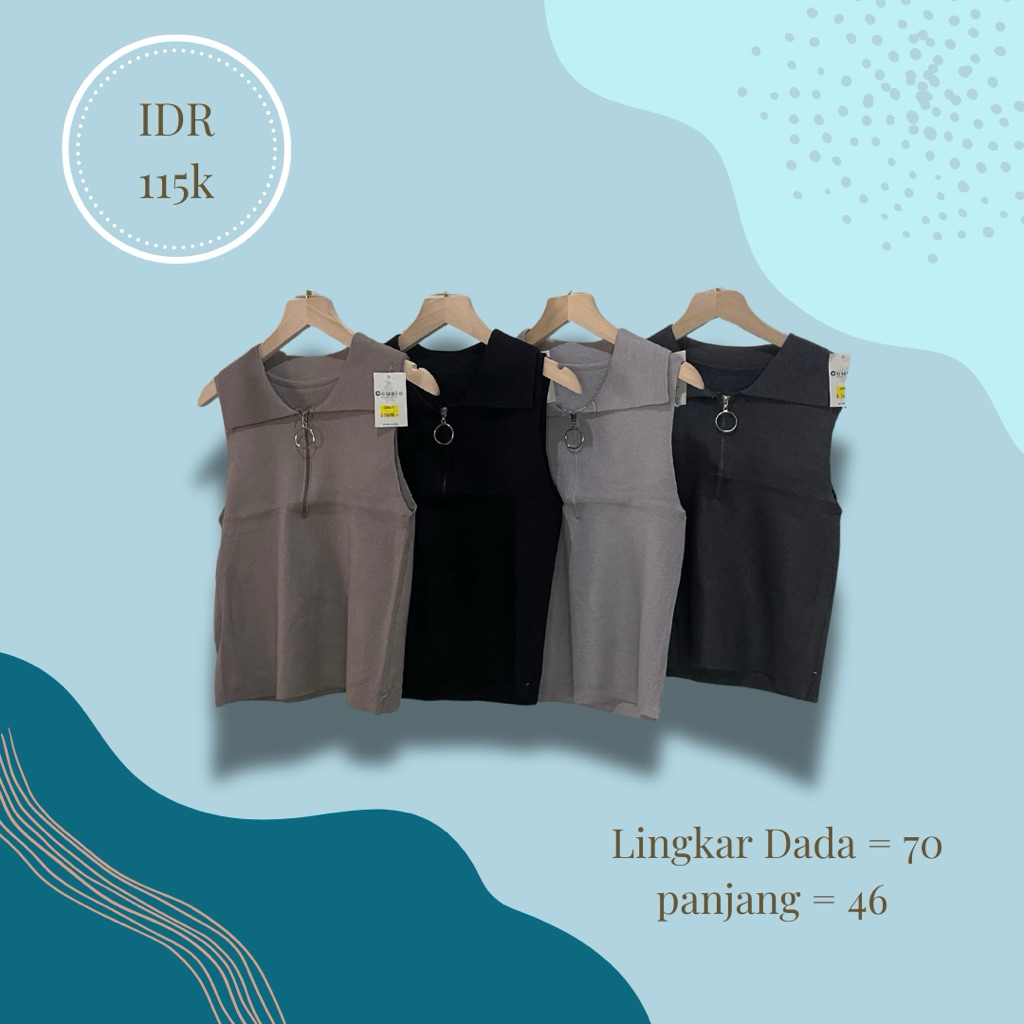 Zyra Knit Sleeveless Top
