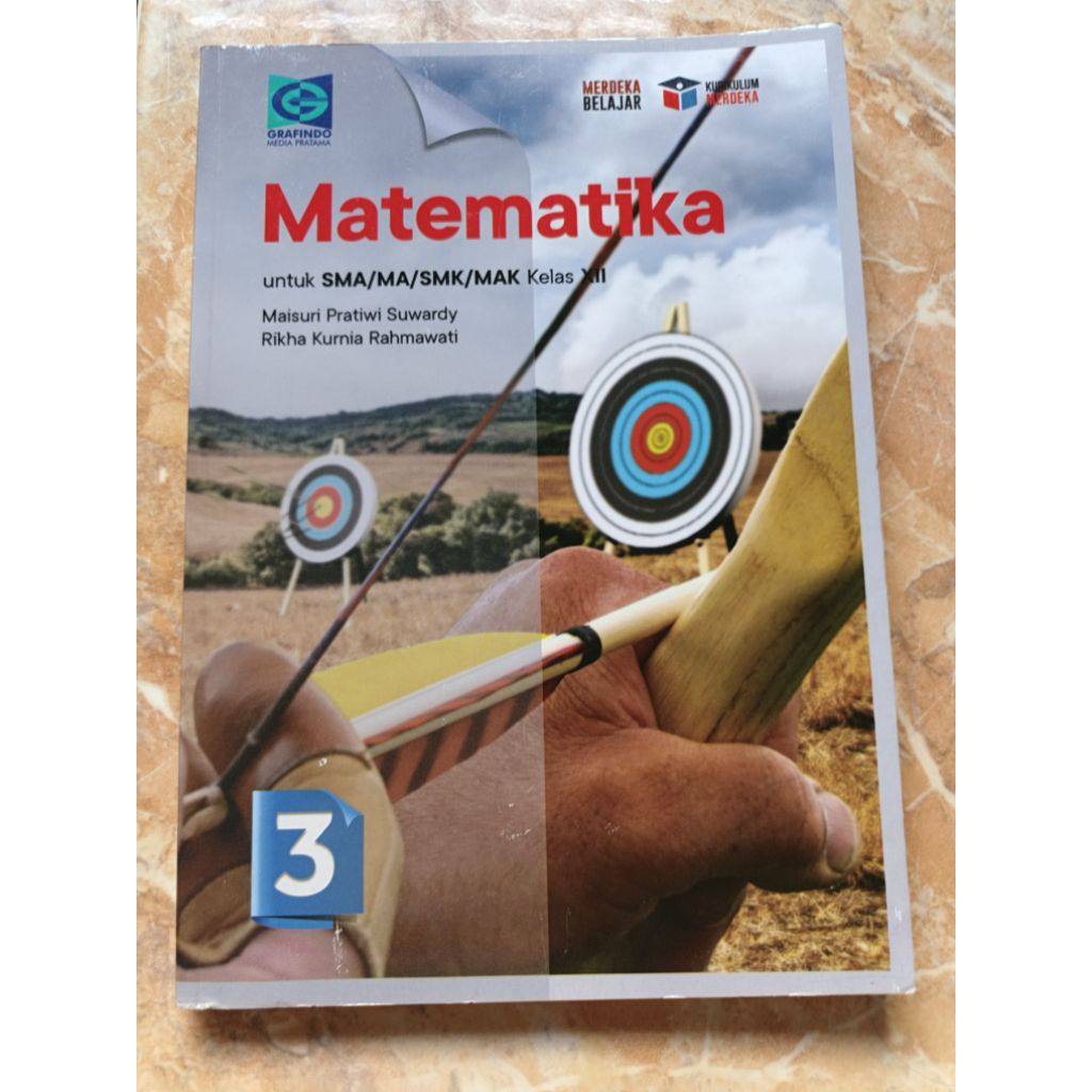 ORI BUKU MATEMATIKA KELAS 12 SMA/K GRAFINDO BEKAS (SEPERTI BARU)