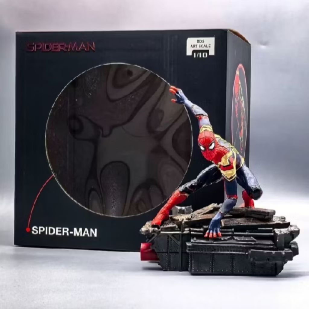 spiderman statue world to collect