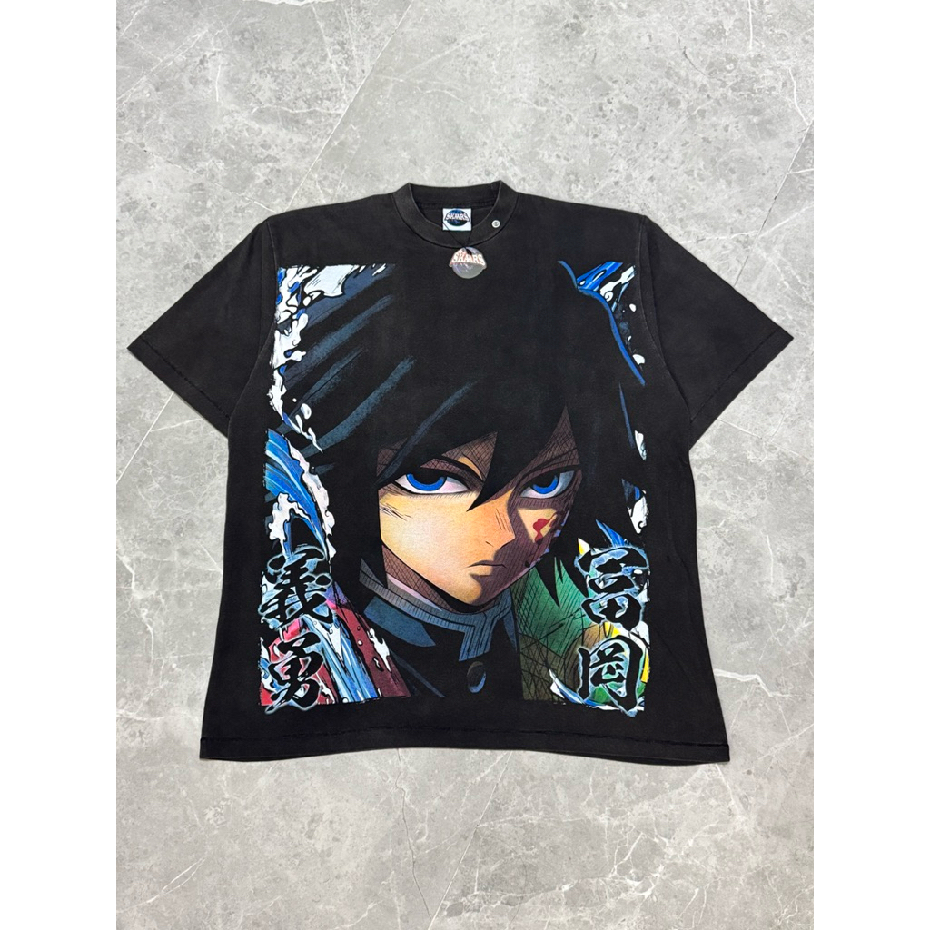 kaos anime bootleg demon slayer giyu by skaars