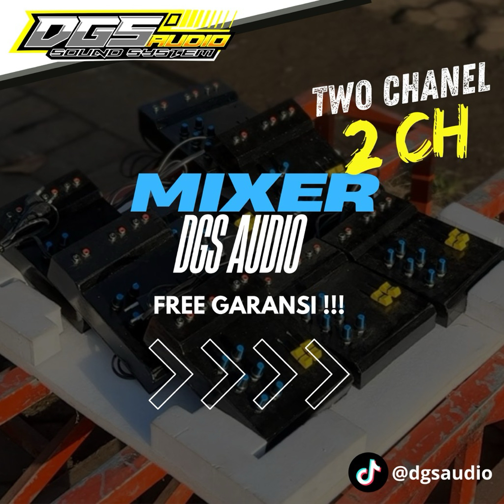 CONTROL NADA model MIXER BALAP DGS AUDIO ( Pengganti produk crossover 2 way )