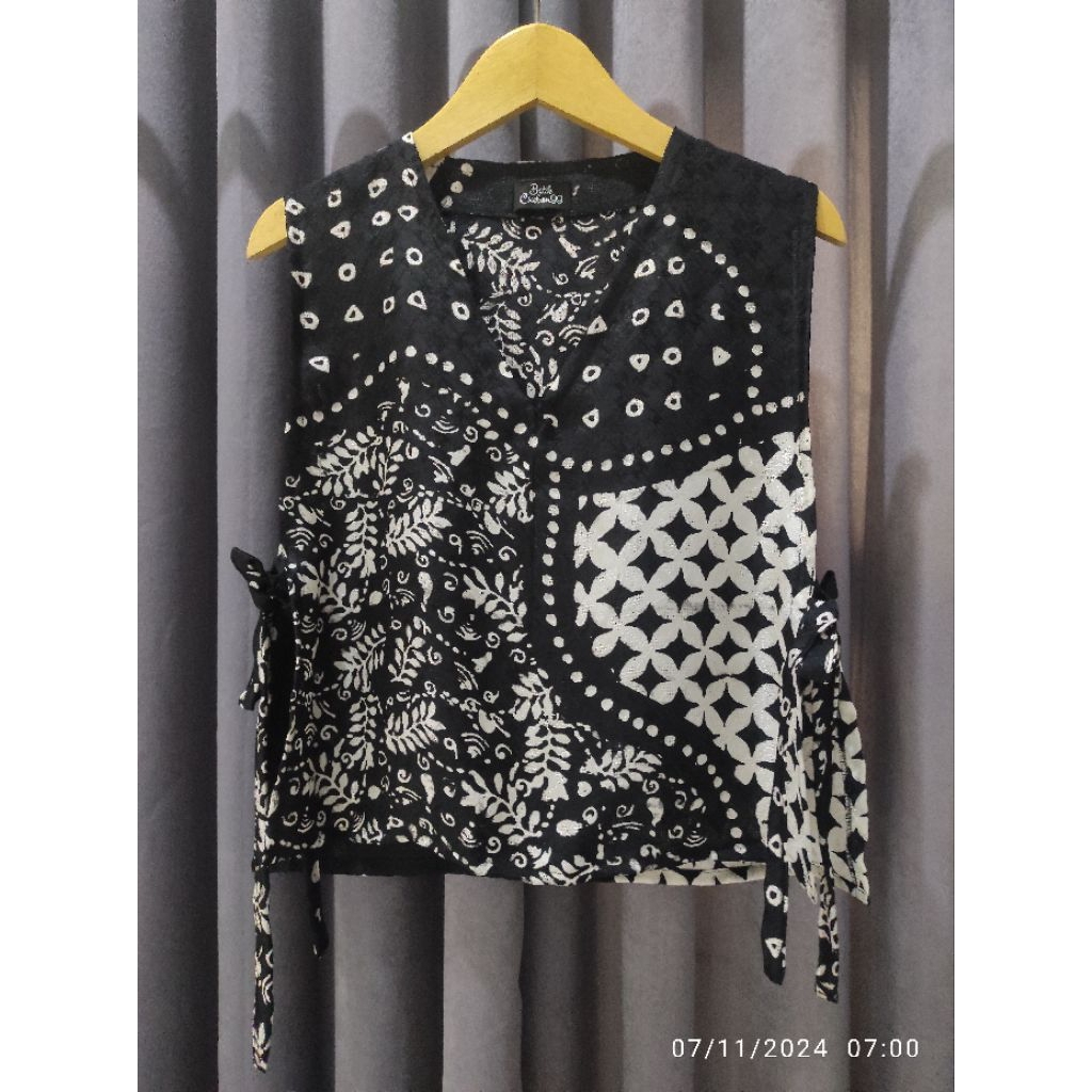 BATIK CIREBON99 | VEST BATIK VISCOSE | ROMPI BATIK