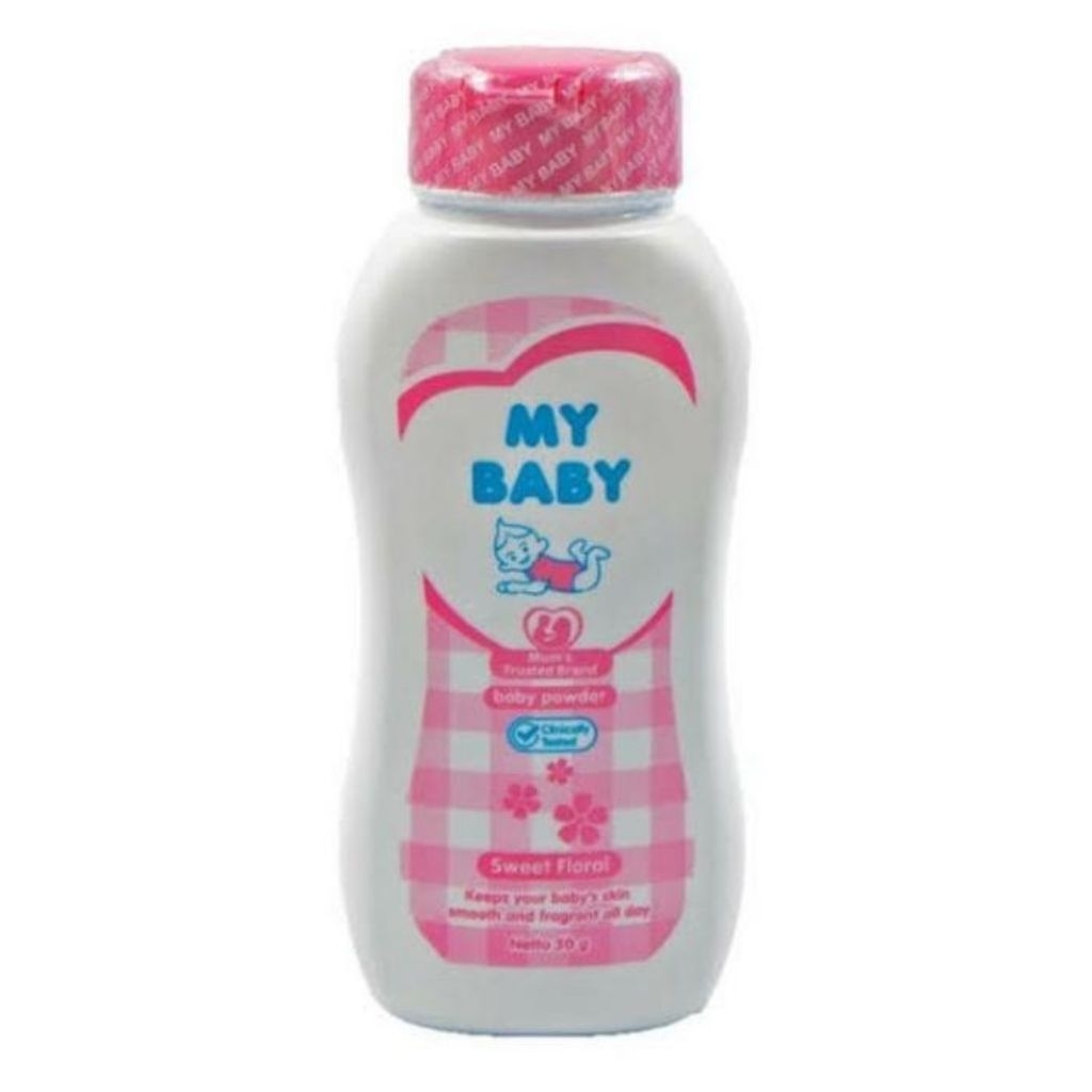 My baby powder kecil 50 gr - bedak bayi mini - obat gatal tabur loss