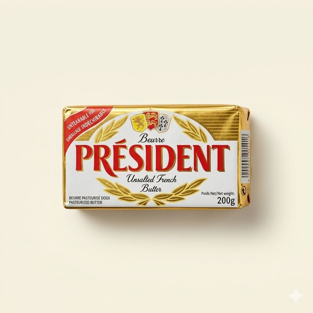 President Unsalted Butter 200gr