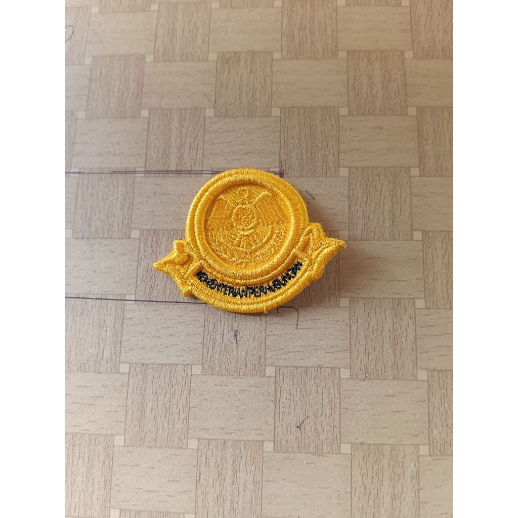 bordir timbul pin dishub