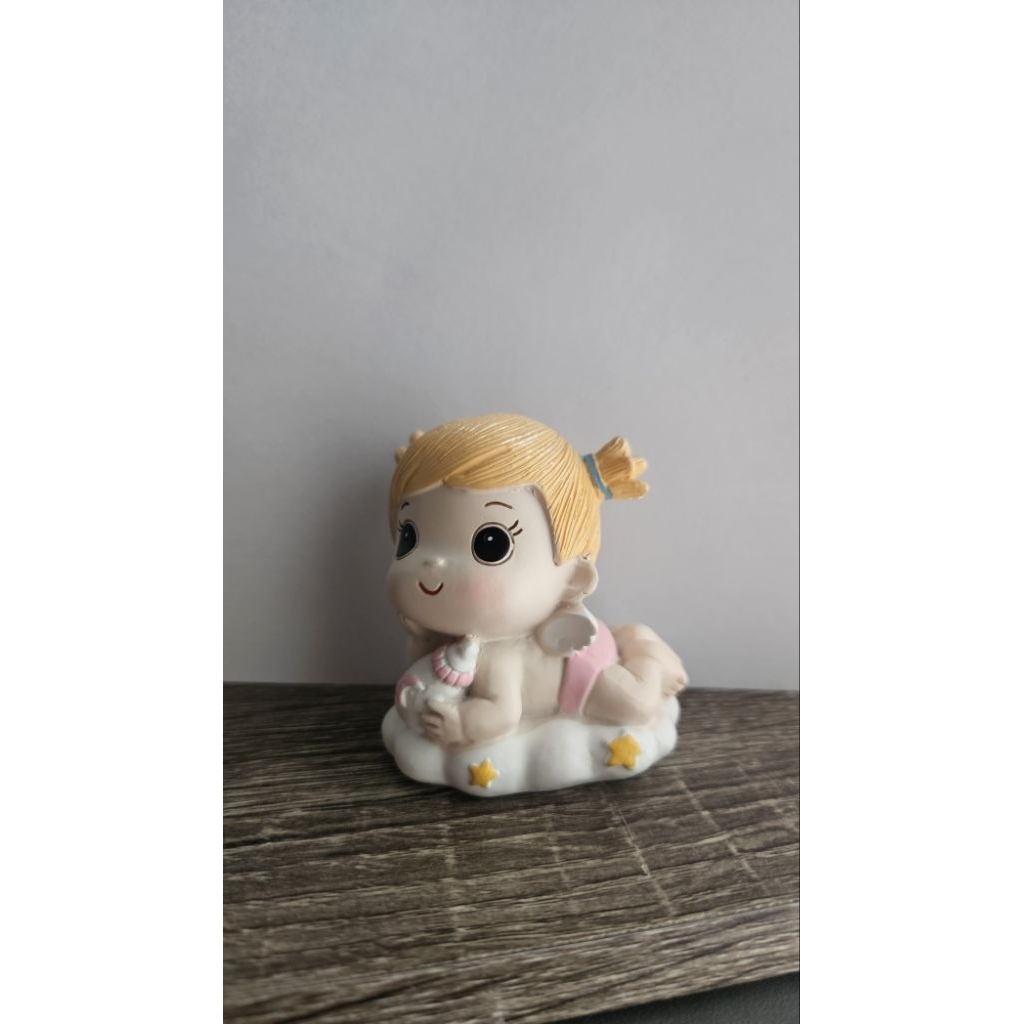 [NEW / BARU] Cake Topper Hiasan Kue Bayi Perempuan Baby Girl 1 Bulan One Month