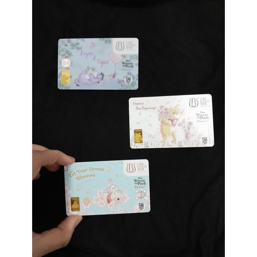 UBS gold disney winnie the pooh and piglet 1 gr