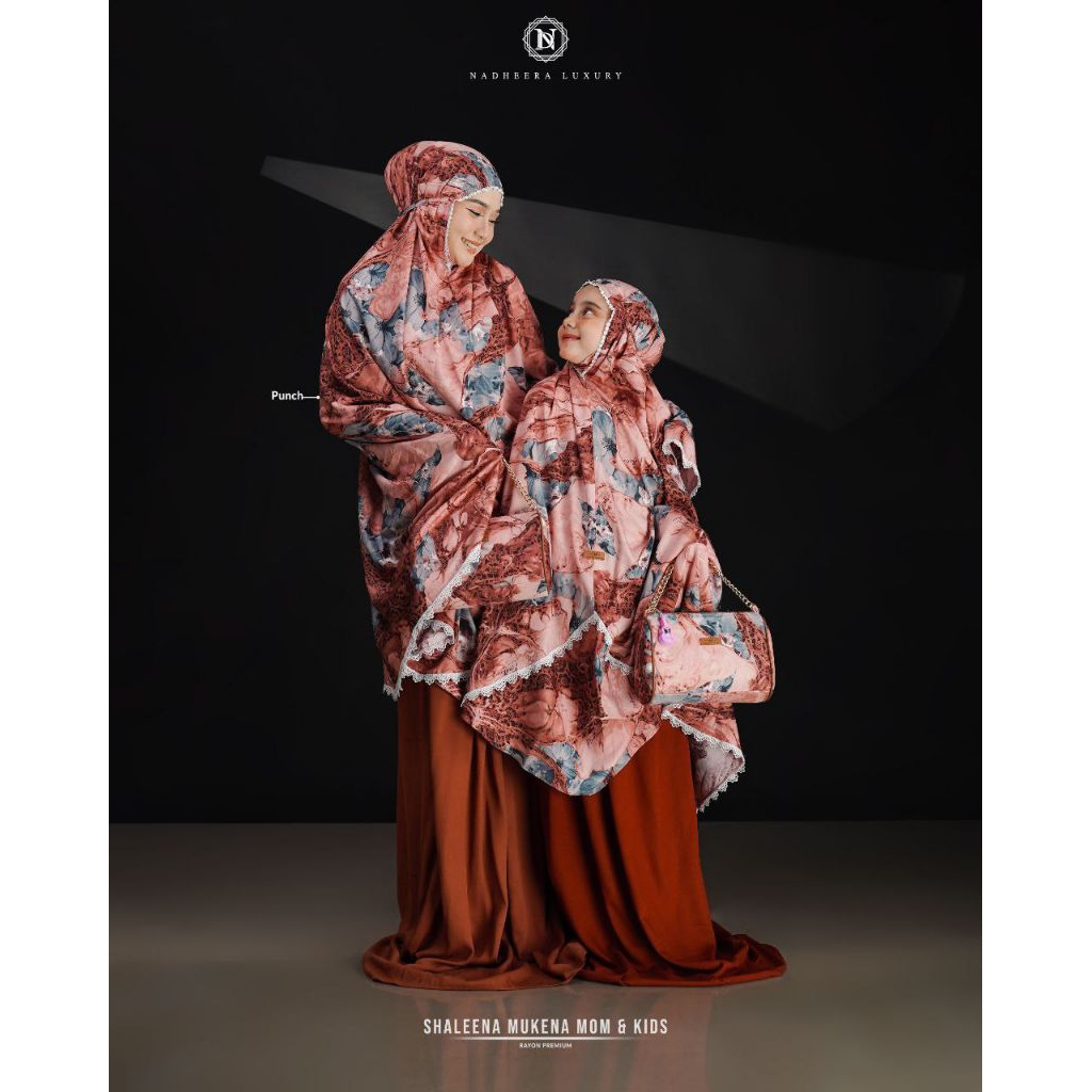 TERBARU PROMO SHALEENA MUKENA COUPLE IBU ANAK NADHEERA LUXURY - MUKENA NYAMAN ADEM - MUKENA LEBARAN
