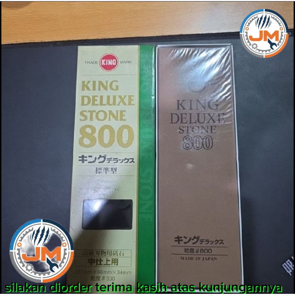 Batu Asah Pisau King Deluxe Stone Grit 800 - Whetstone Original Jepang