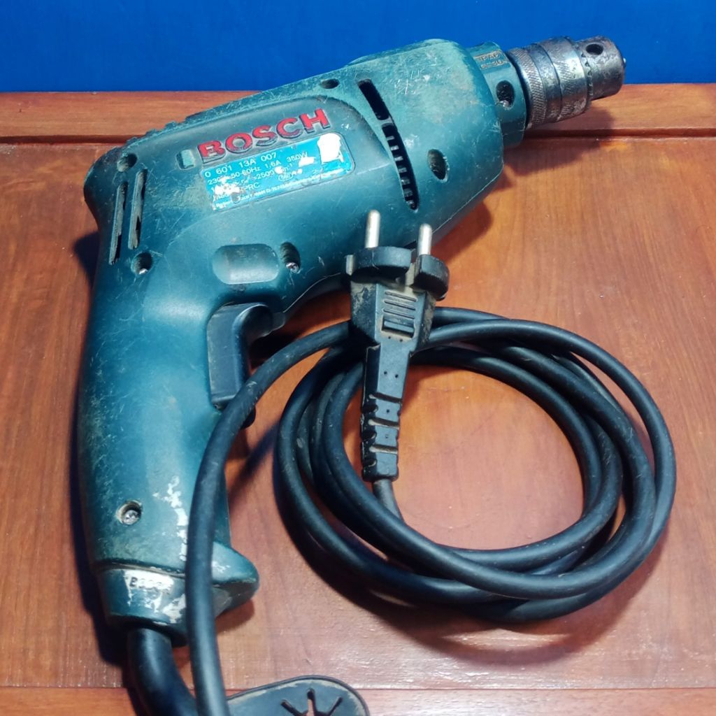 BOSCH Mesin Bor Listrik GBM 350 10 mm # preloved bekas second pl used ex like new peralatan drill be