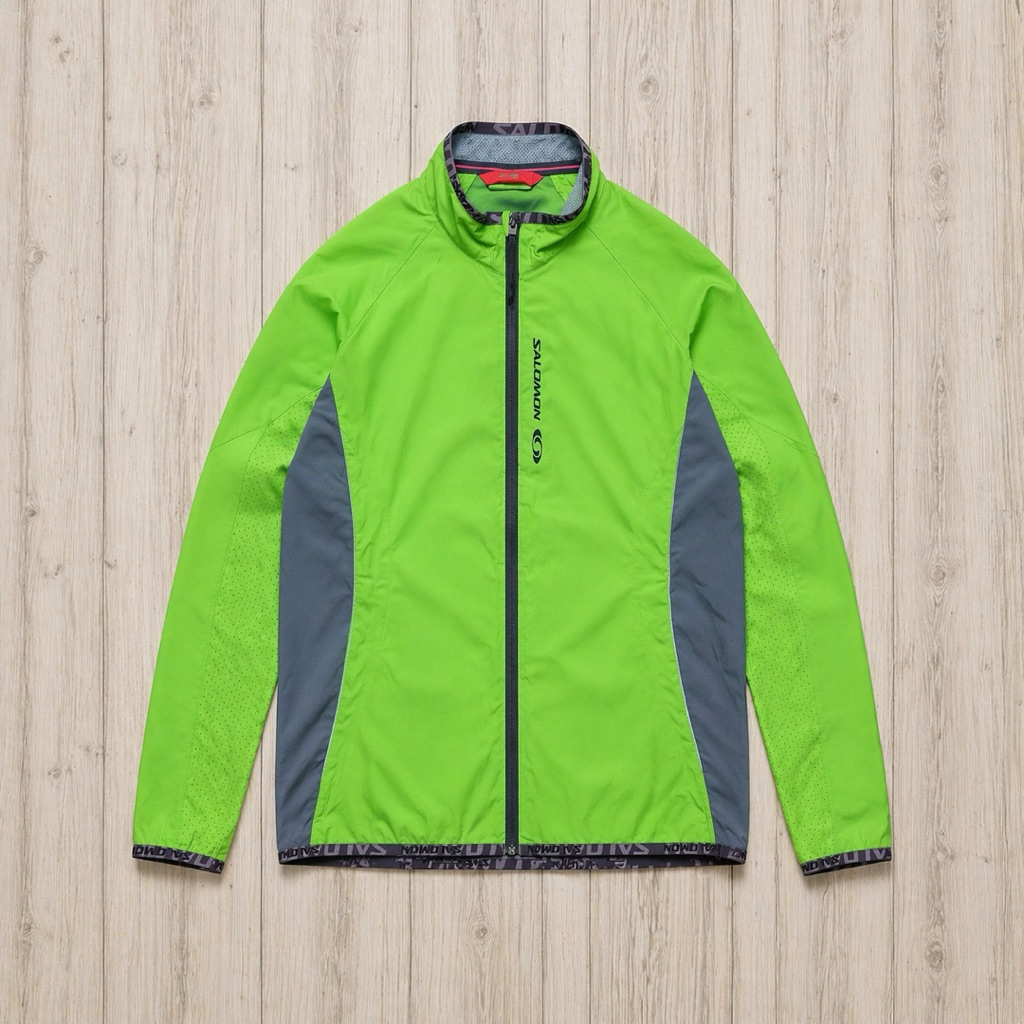 Salomon Running jacket Women Green Authentic Original
