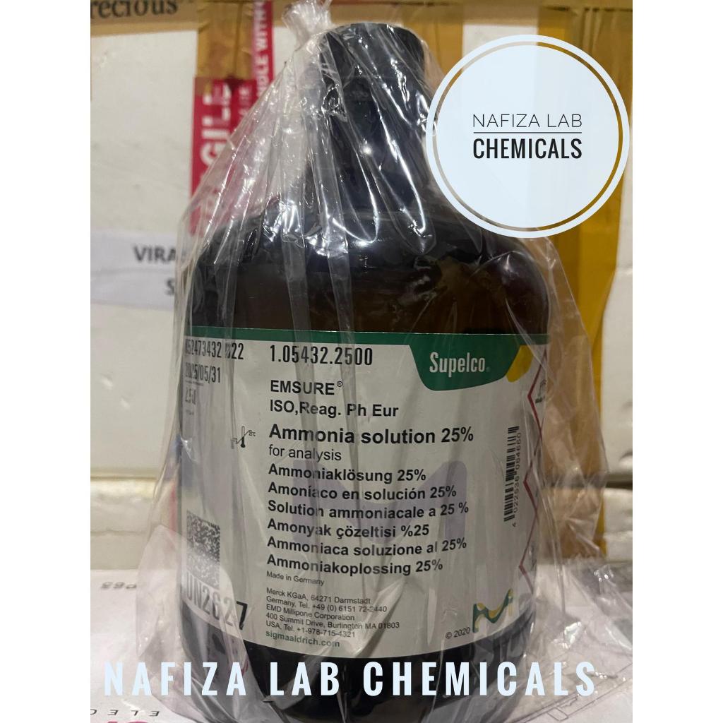 AMMONIA SOLUTION / LARUTAN AMONIA / NH4OH MERCK 105432 2,5L