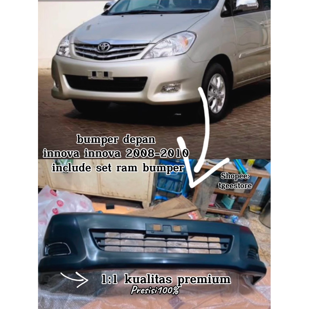 bumper depan toyota innova 2008-2010
