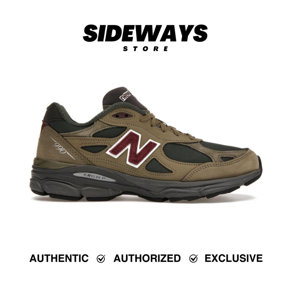 New Balance 990v3 x Teddy Santis Made in USA Brown Green (M990GP3) - 100% Original Guarantee