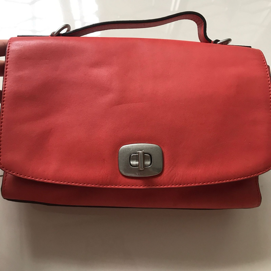 tas coach bag tas vintage slingbag tas kulit tas slempang