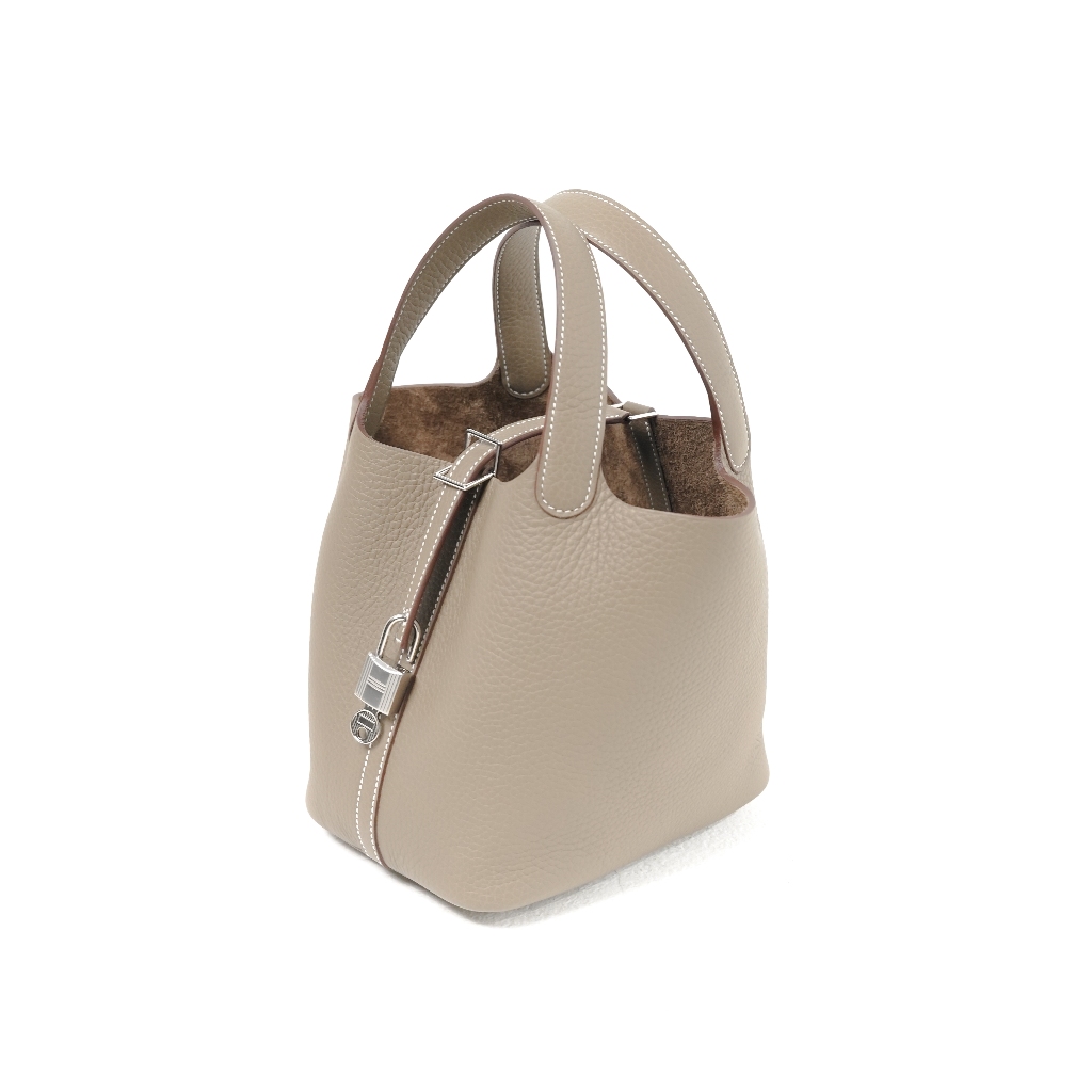 Tas H PICOTIN 18 ETOUPE PHW BAG 100% ORIGINAL