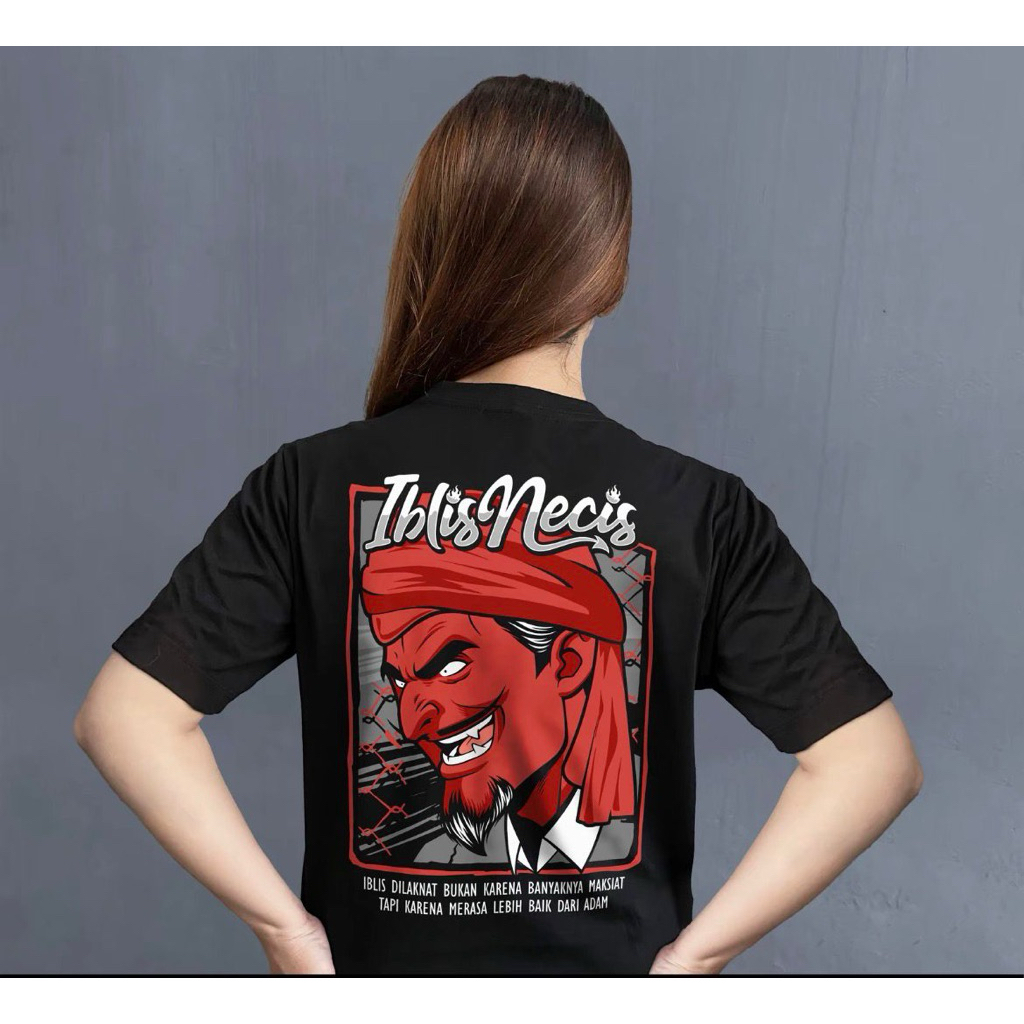 TSHIRT/KAOS KATA KATA IBLIS NECIS
