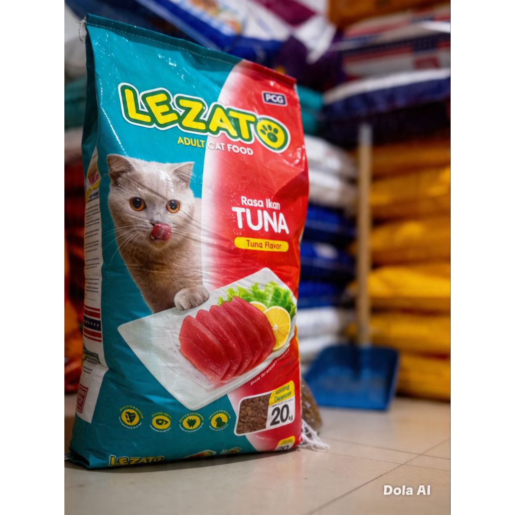 Makanan Kucing Lezato Cat Tuna 20kg | Lezato Cat Food Makanan Kucing Dry food
