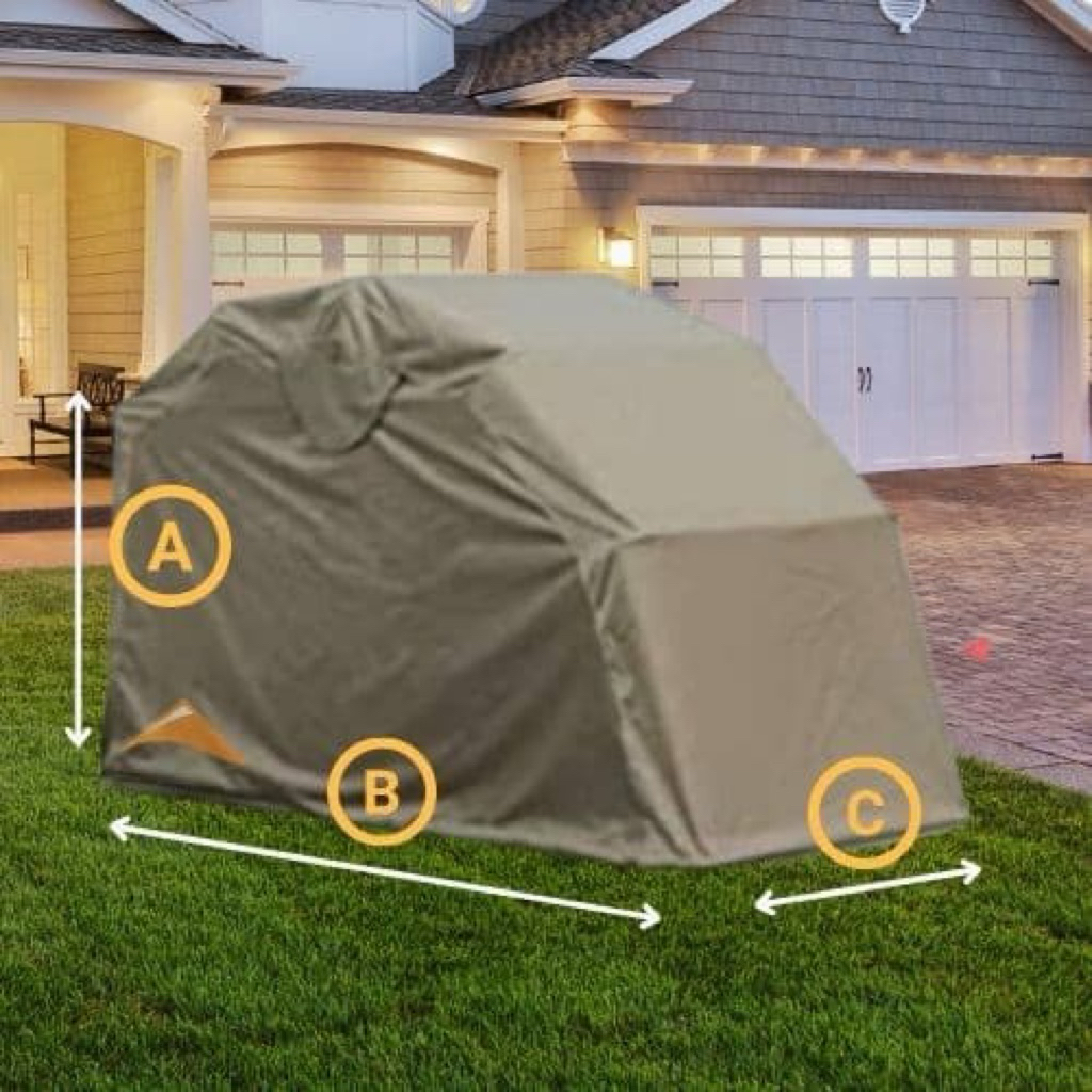 Garasi motor portable / tenda garasi motor portable/ garasi Moge Harley Davidson