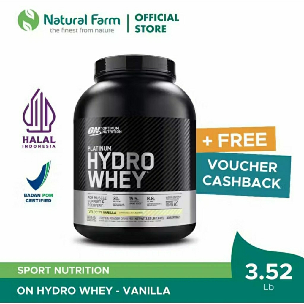 ON Platinum Hydro Whey Chocolate / vanilla 3.5lb
