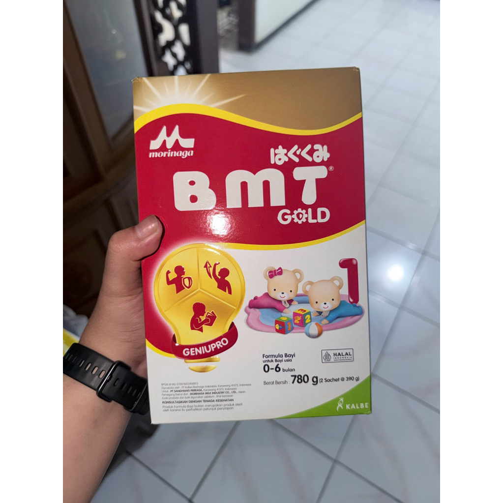 Susu Formula Morinaga BMT Gold untuk Bayi 0-6 Bulan 780gr