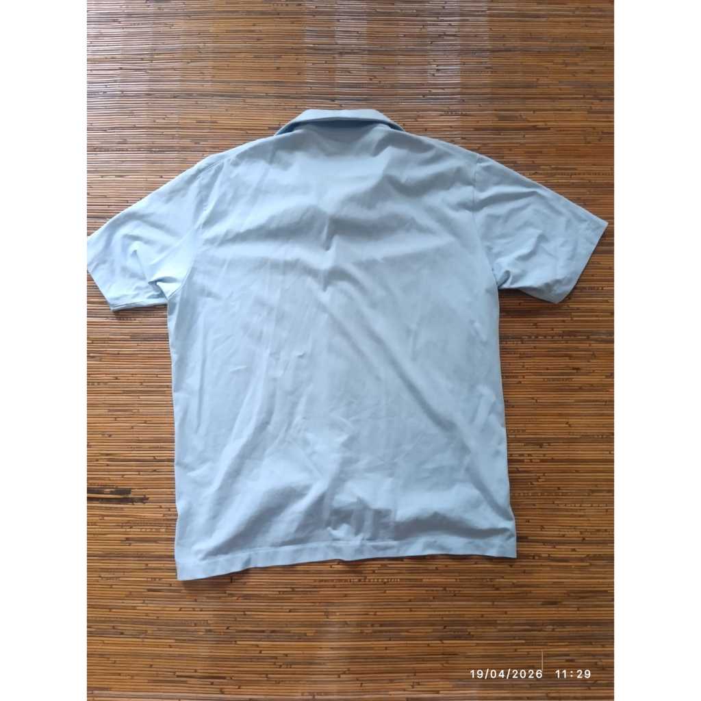 AIRism Cotton Pique Full Open Polo Shirt KEMEJA POLO SHIRT UNIQLO