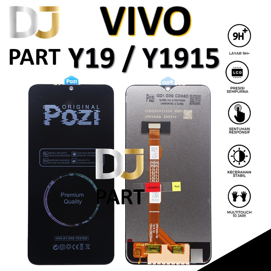 LCD TOUCHSCREEN VIVO Y19 / Y1915 ORIGINAL 100%  FULLSET