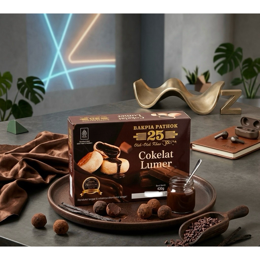 BAKPIA PATHOK 25 KHAS JOGJA - RASA COKLAT LUMER (ISI 12)