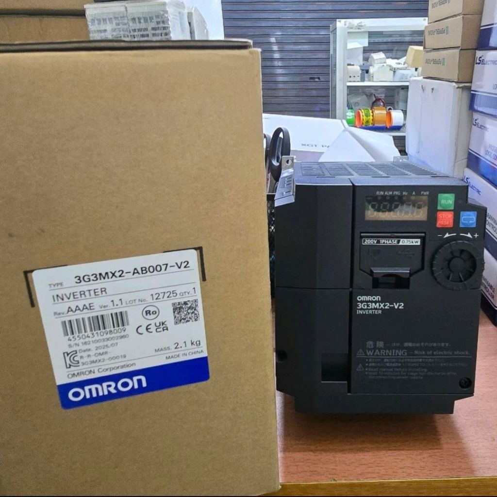 INVERTER OMRON 3G3MX2-AB007-V2 0.75KW 0,75KW 1HP 220V ORIGINAL