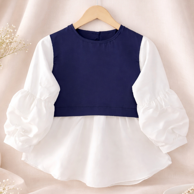 Blouse Kids Atasan Blouse Anak Tanggung Perempuan Atasan Anak Tanggung Atasan Crincle Bisa COD