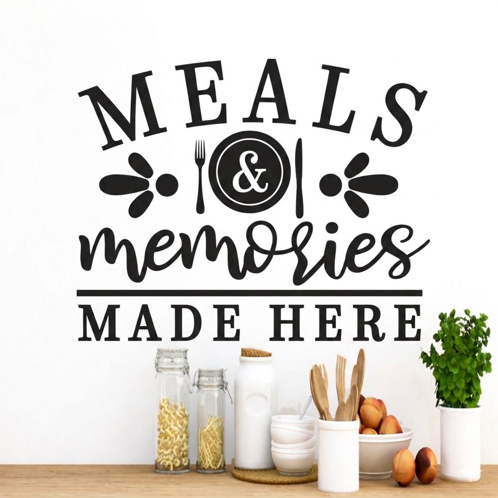 Wall Sticker Coffee Shop & Kitchen Cutting Vinyl Stiker Dapur Cafe Estetik Kaca Jendela Hitam Putih