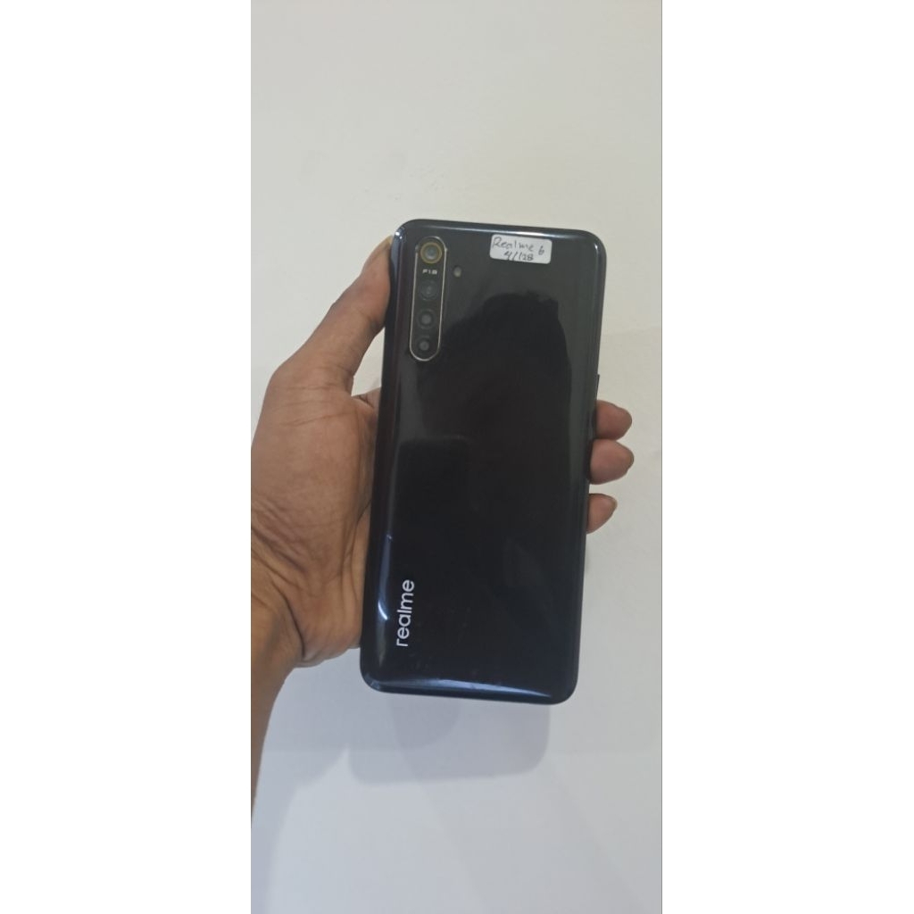 Realme 6 4/128GB Helio G90T Gaming layar 90HZ 64MP Second Normal