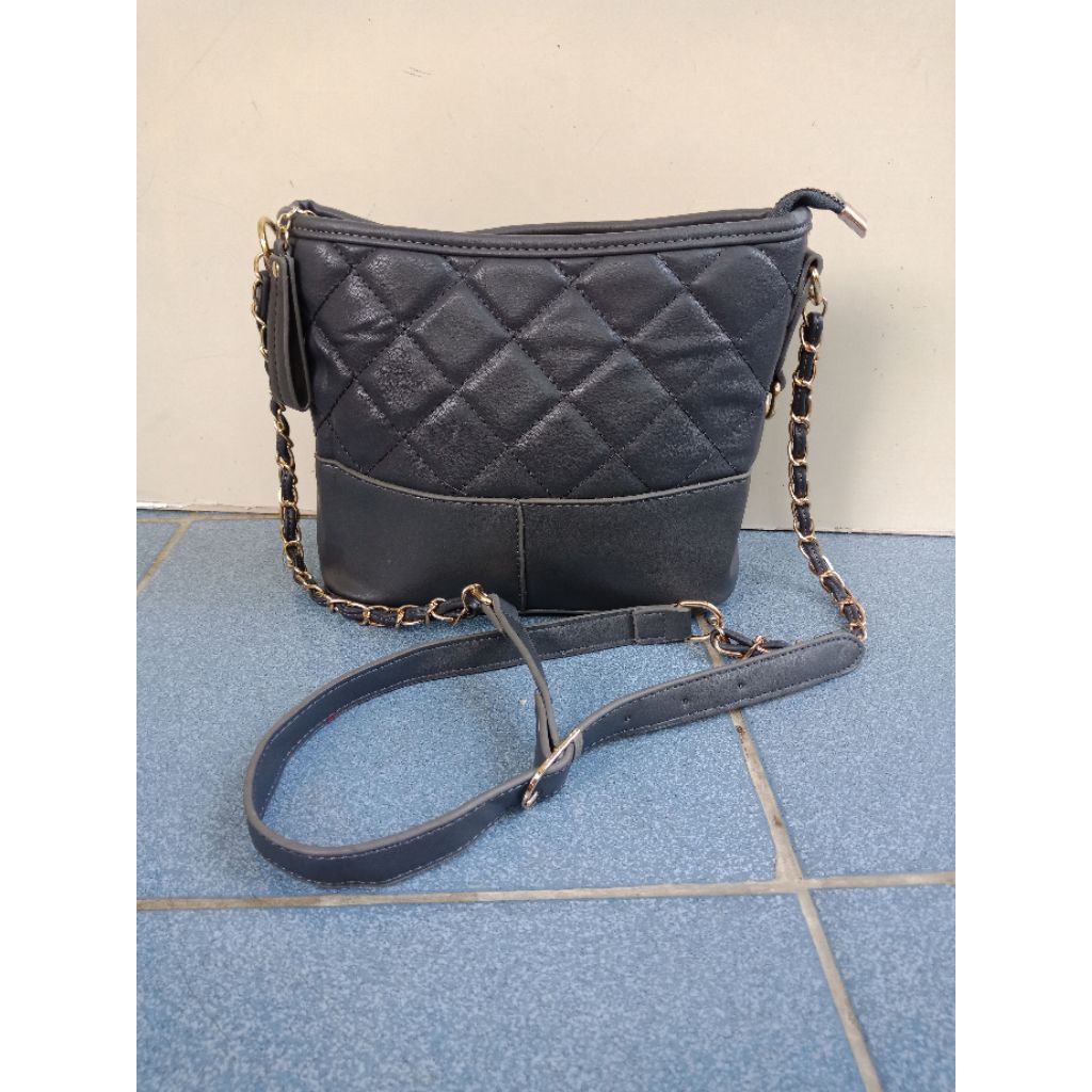 TAS SLING RANTAI KULIT GNB ALA GABRIEL, TAS GNB KULIT, TAS SLING KULIT
