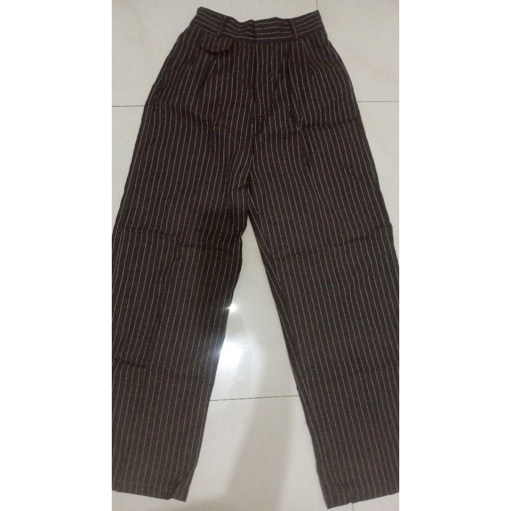 PRELOVED CELANA STRIPE PANTS