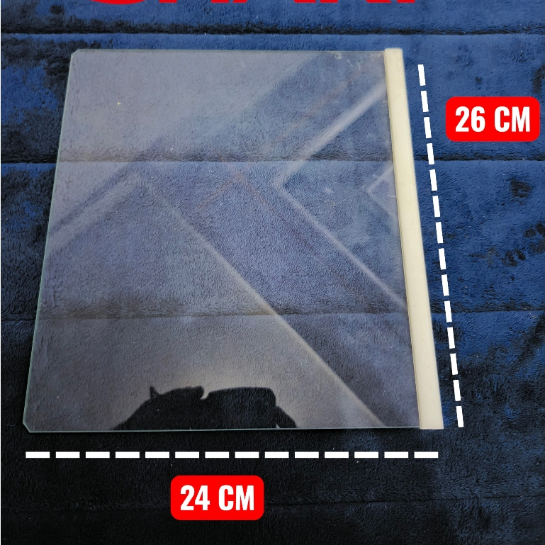RAK KACA KULKAS [ 26 X 24 CM ] SHARP 1 PINTU ATAU 2 PINTU ORIGINAL 100%