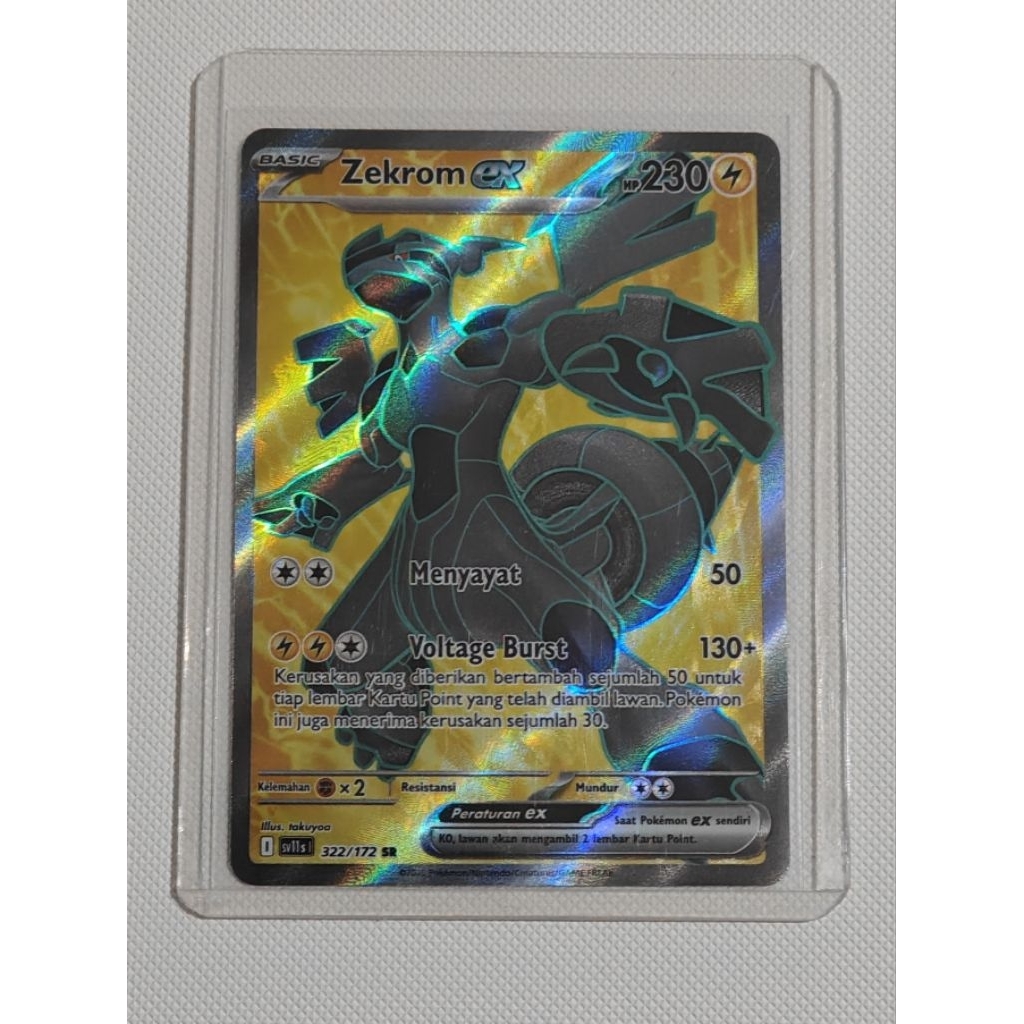 Kartu Pokemon Zekrom SR Original