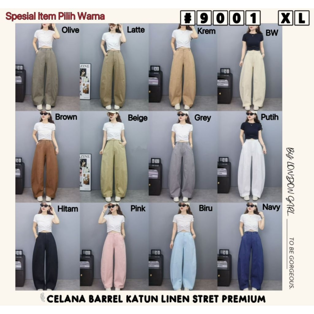 Celana Katun Import London Girl