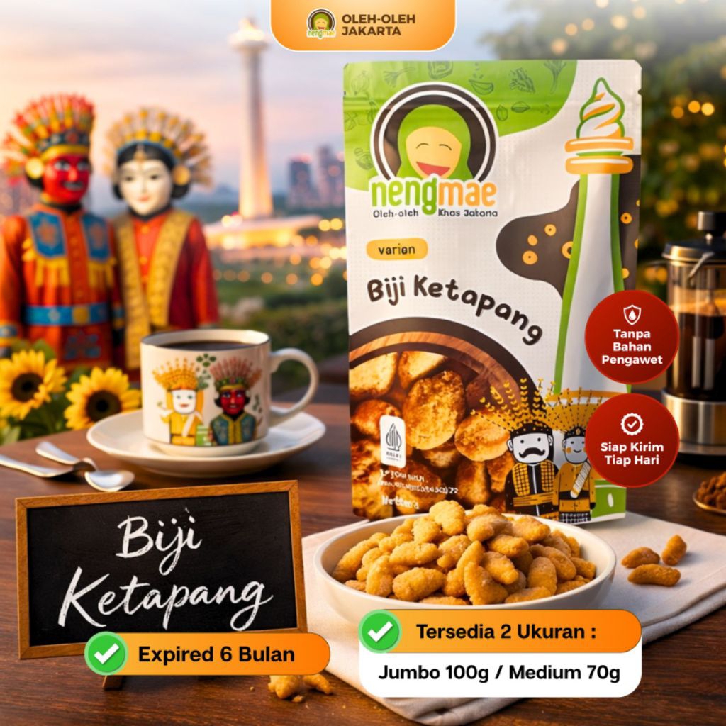 Biji Ketapang - Oleh Oleh Khas Jakarta | Neng Mae