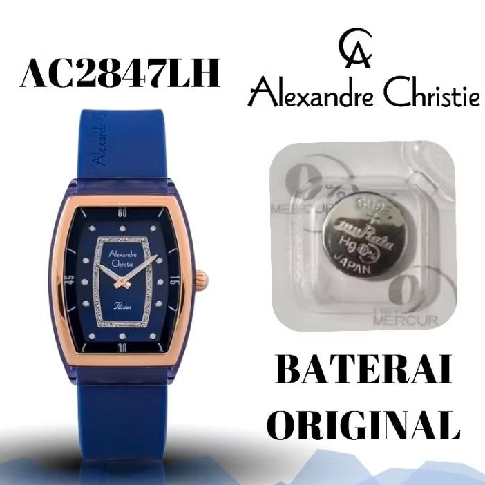 Baterai jam ALEXANDRE christie original AC2847LH