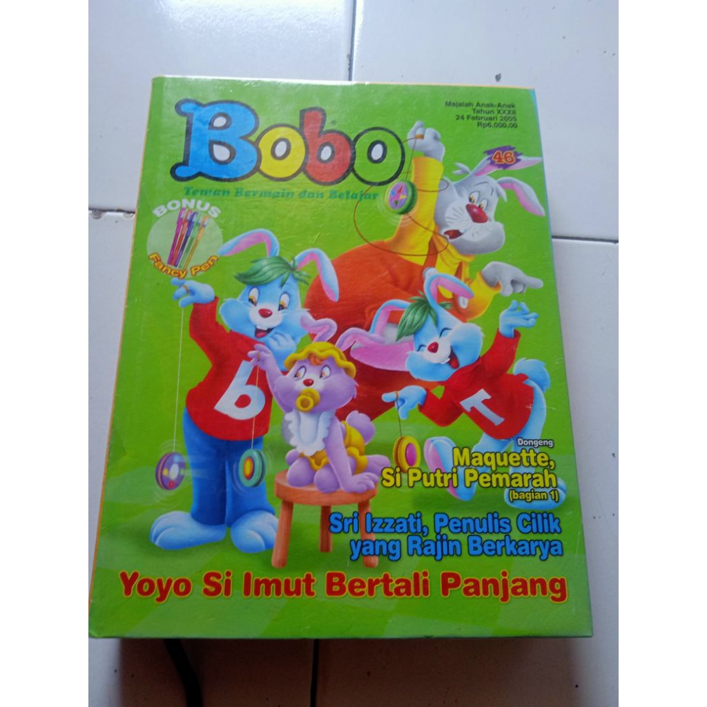Majalah Bendel bobo tahun 2005  original hard cover