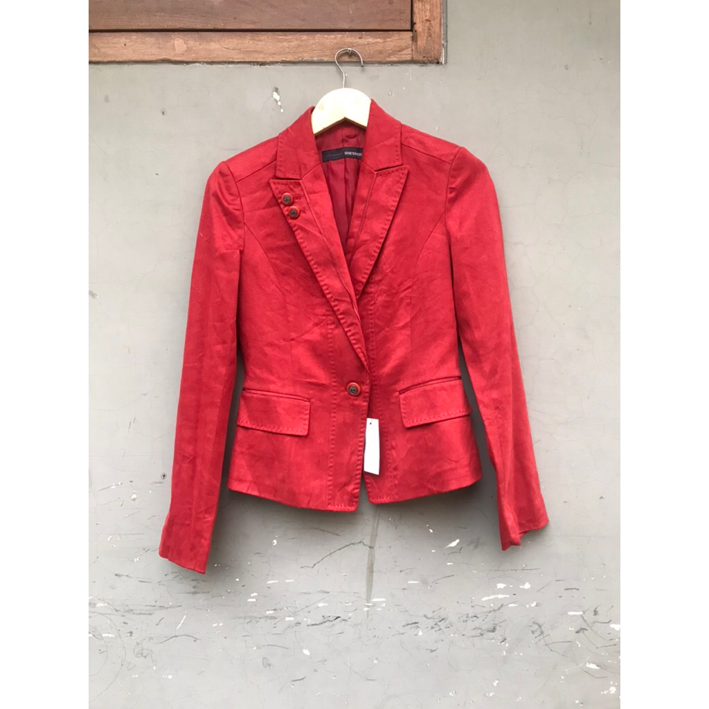 preloved blazer merah Ld 86-pl blazer-preloved blazer-blazer second-blazer bekas-blazer wanita-prelo