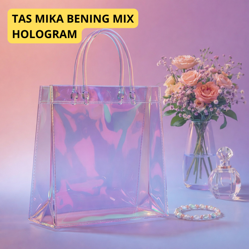 Tas Mika PVC Hologram / Tote Bag PVC Hologram / Tas Mika Hologram I ACHH01-ACHH15